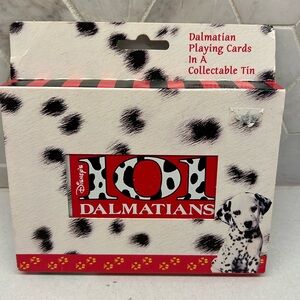 NEW Disney’s 101 Dalmatians Tin 2pk Playing Card Collectible Box